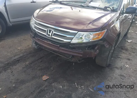 2011 Honda Odyssey Ex-L из США, поврежденный, VIN 5FNRL5H62BB039293